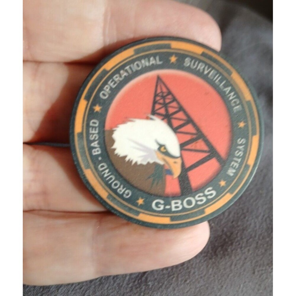G-Boss Mnf-W Iraq War Military Challenge Poker Chip Surveillance System